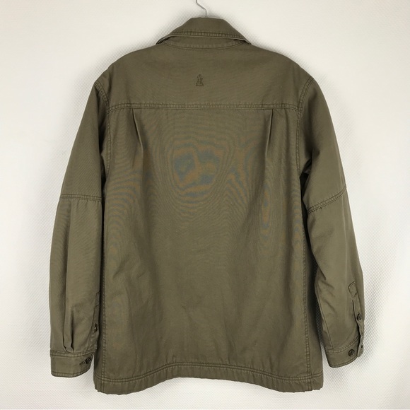 ROYAL ROBBINS Utility Coat Khaki Olive Green Mens L Insulated Outdoor Jacket - Picture 10 of 12